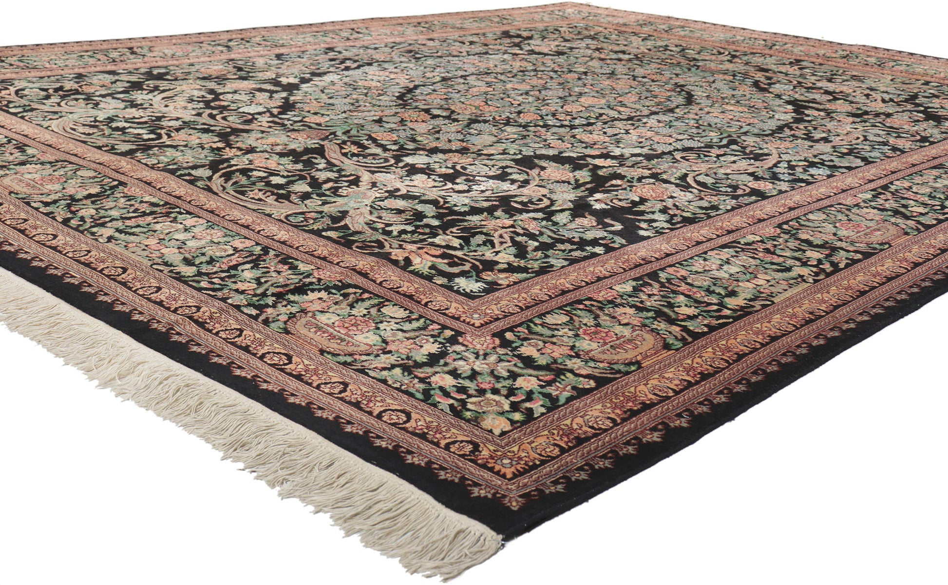 9 x 12 Vintage French Aubusson Style Rug 76773