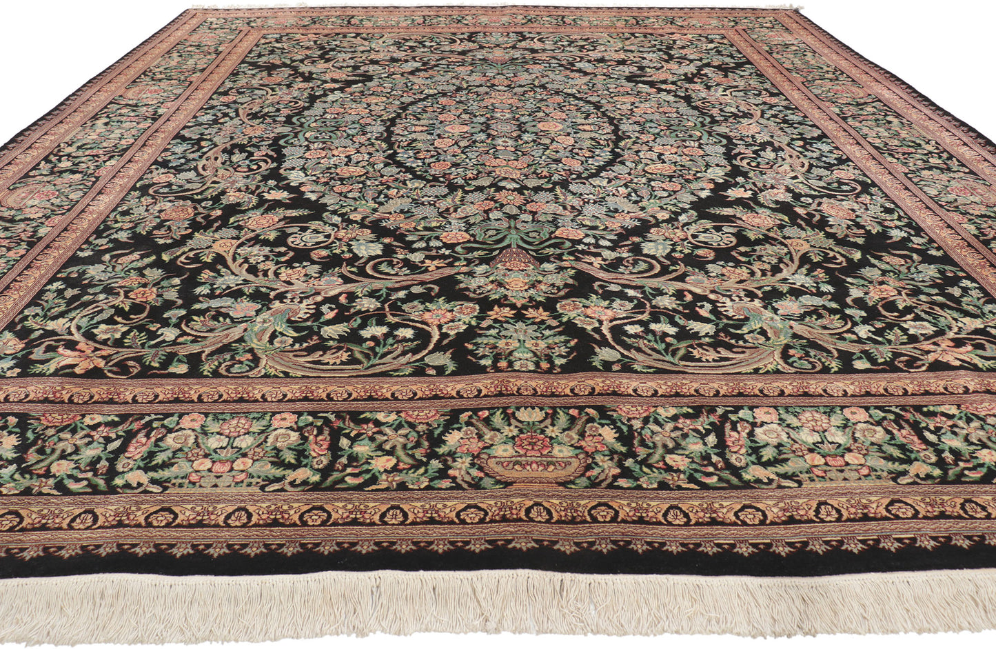 9 x 12 Vintage French Aubusson Style Rug 76773