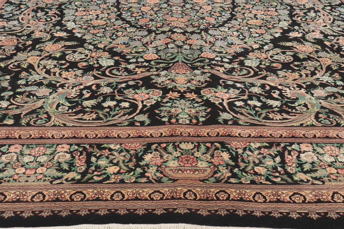 9 x 12 Vintage French Aubusson Style Rug 76773