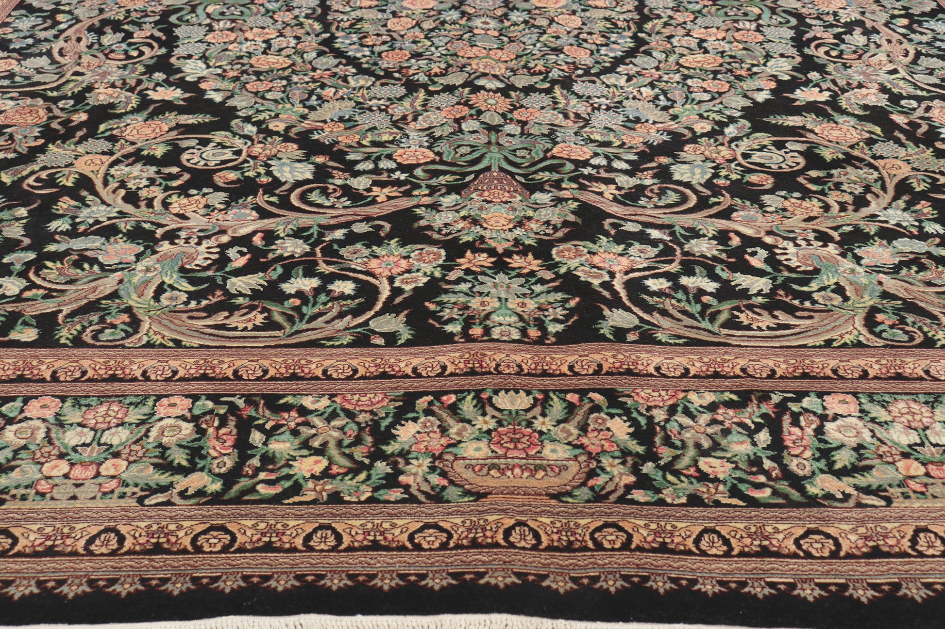 9 x 12 Vintage French Aubusson Style Rug 76773