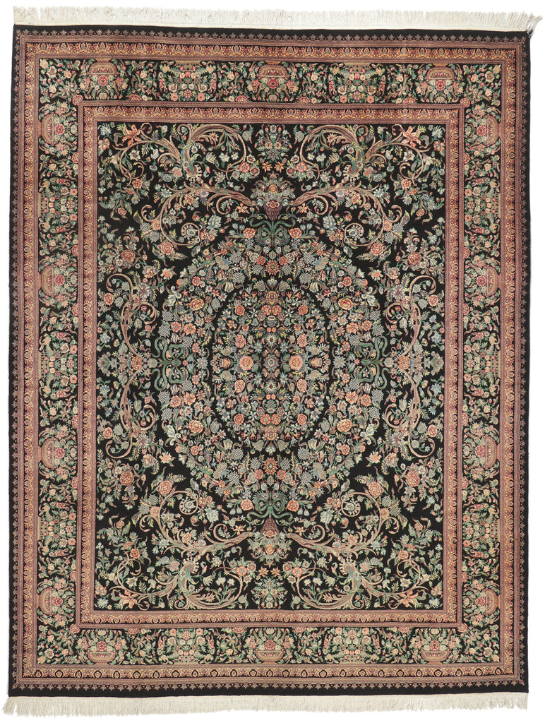 9 x 12 Vintage French Aubusson Style Rug 76773