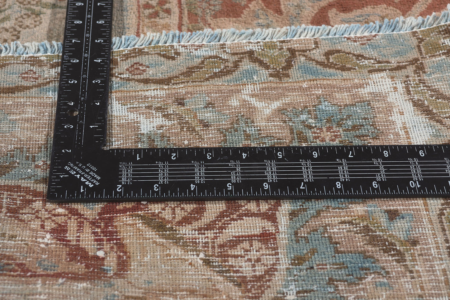 9 x 11 Vintage Persian Kashan Rug 78586