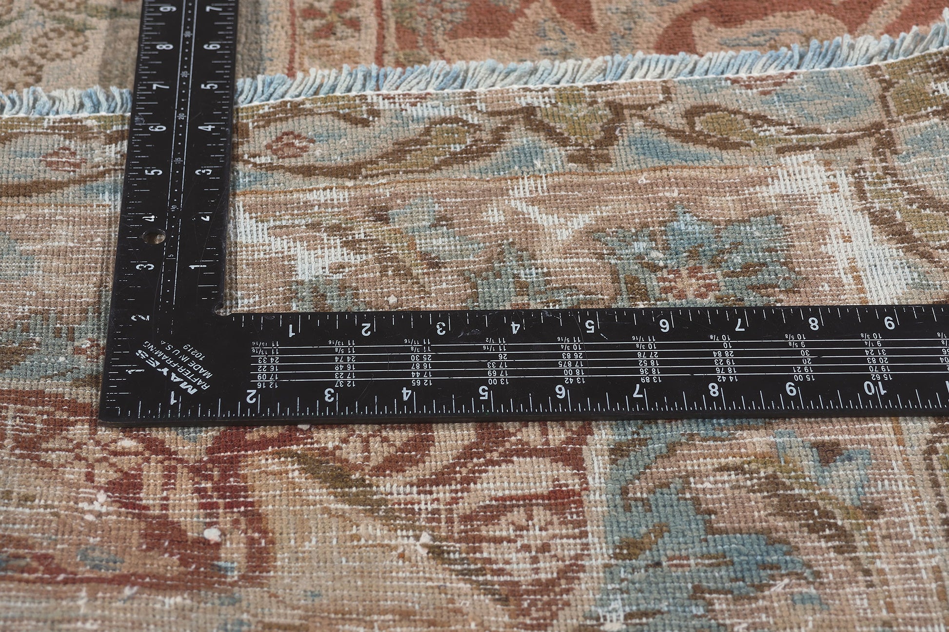 9 x 11 Vintage Persian Kashan Rug 78586