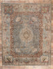 9 x 11 Vintage Persian Kashan Rug 78586
