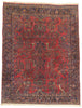 9 x 12 Antique Persian Sarouk Rug 78544