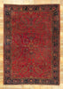 9 x 12 Antique Persian Sarouk Mohajeran Rug 78460