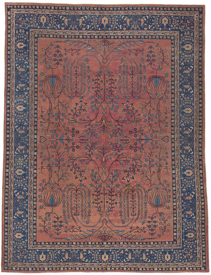 9 x 12 Antique Turkish Sparta Rug 74998