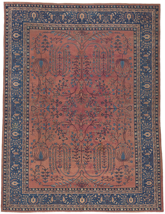 9 x 12 Antique Turkish Sparta Rug 74998