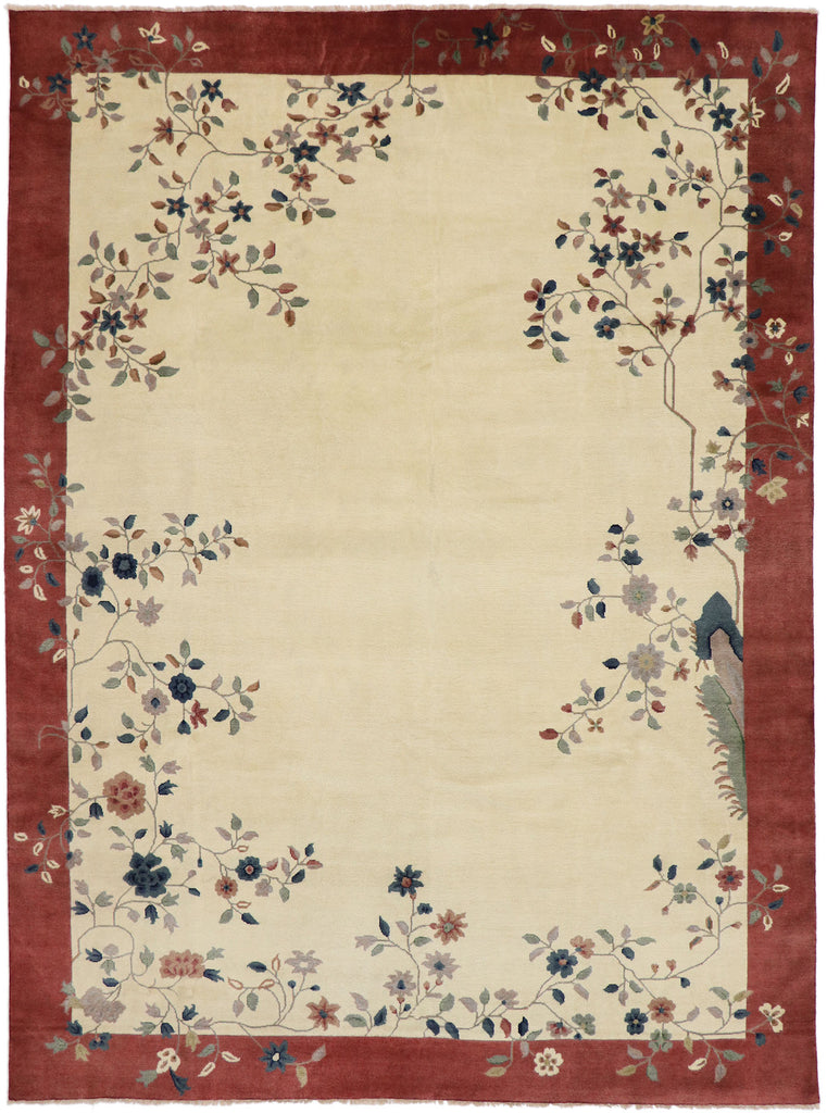 9 x 12 Chinese Art Deco Rug 30569