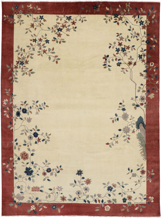 9 x 12 Chinese Art Deco Rug 30569