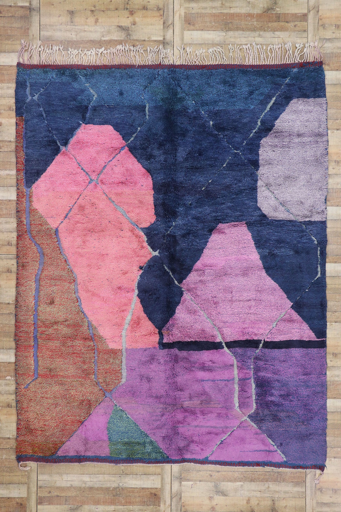 9 x 12 Colorful Beni Mrirt Moroccan Rug 21100