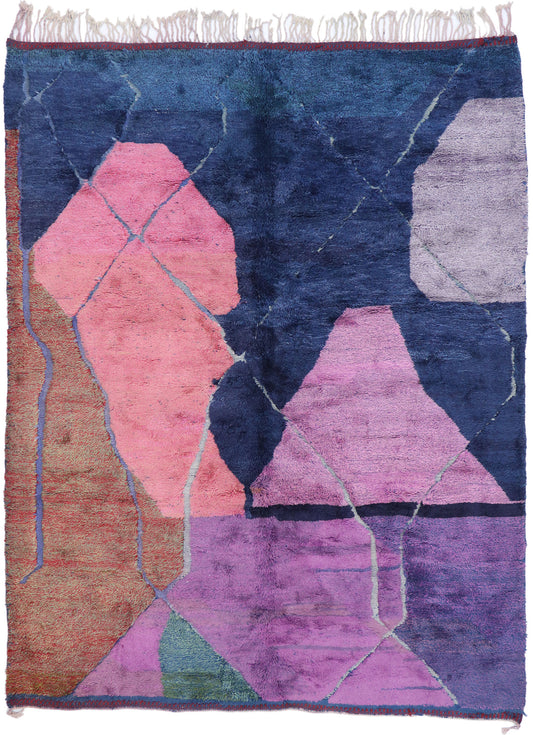 9 x 12 Colorful Beni Mrirt Moroccan Rug 21100