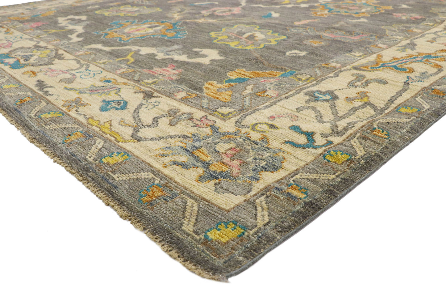 9 x 12 Colorful Oushak Rug 80525