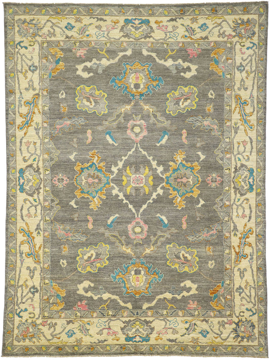 9 x 12 Colorful Oushak Rug 80525