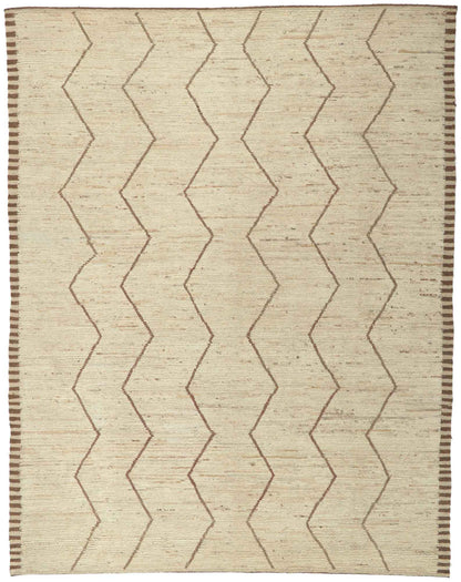 9 x 12 Earth-Tone Moroccan Rug 80808