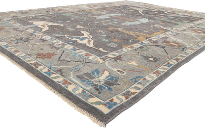9 x 12 Modern Oushak Rug 80991
