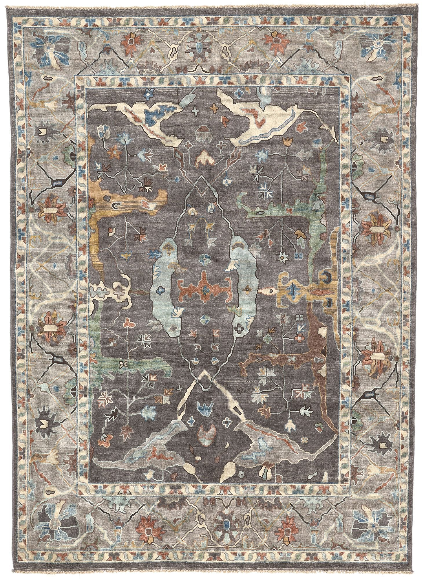 9 x 12 Modern Oushak Rug 80991