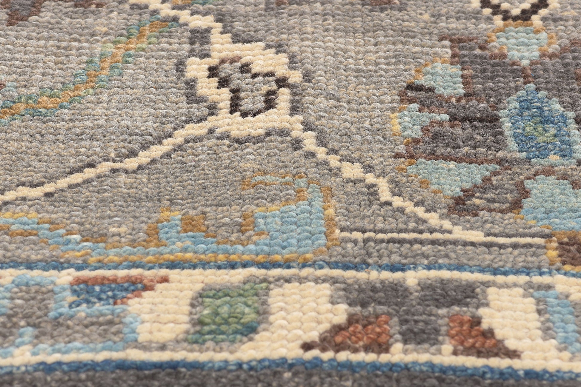 9 x 12 Modern Oushak Rug 80991