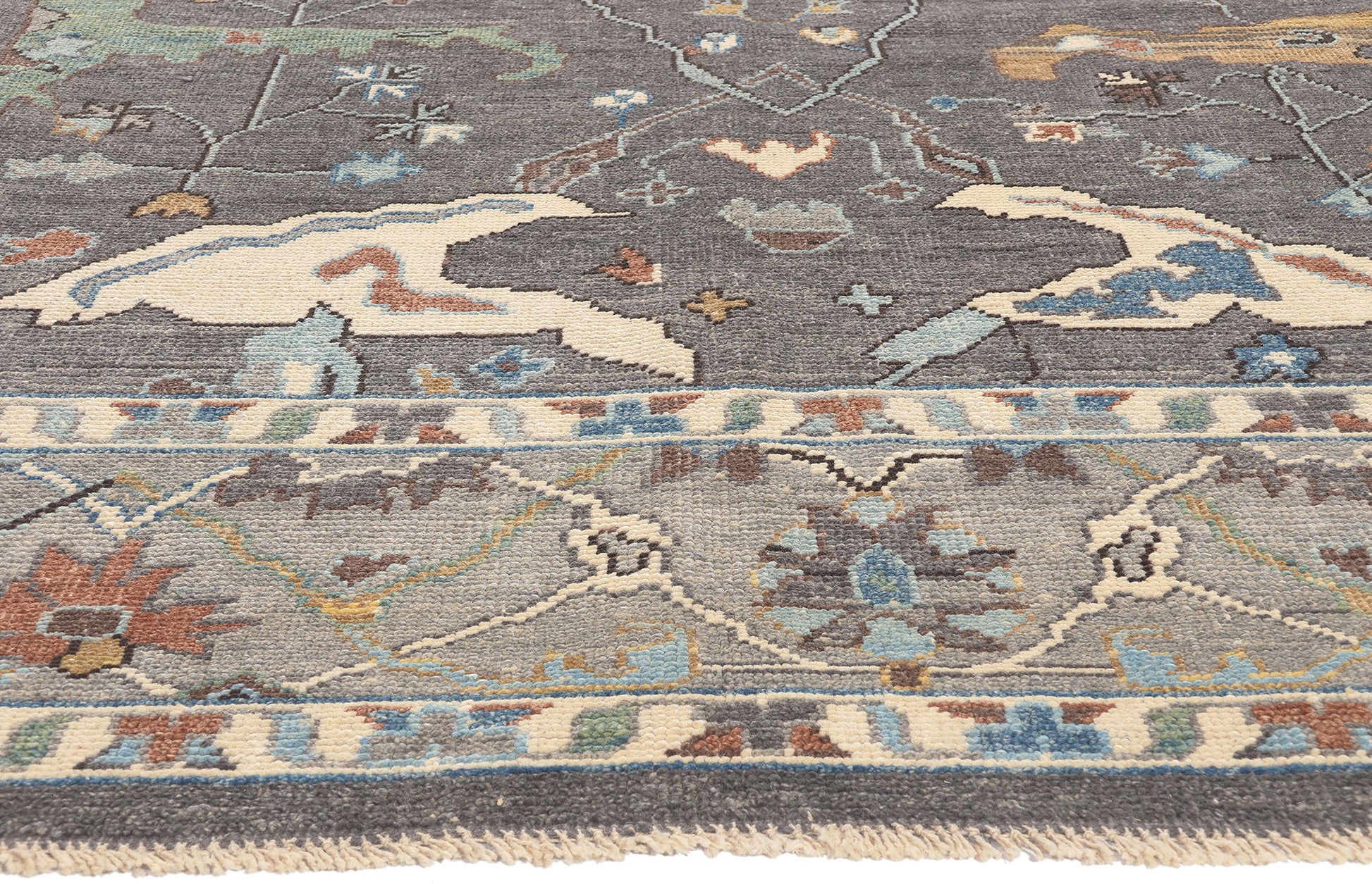 9 x 12 Modern Oushak Rug 80991