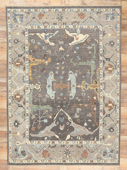 9 x 12 Modern Oushak Rug 80991
