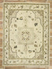 9 x 12 Earth-Tone Turkish Oushak Rug 52924
