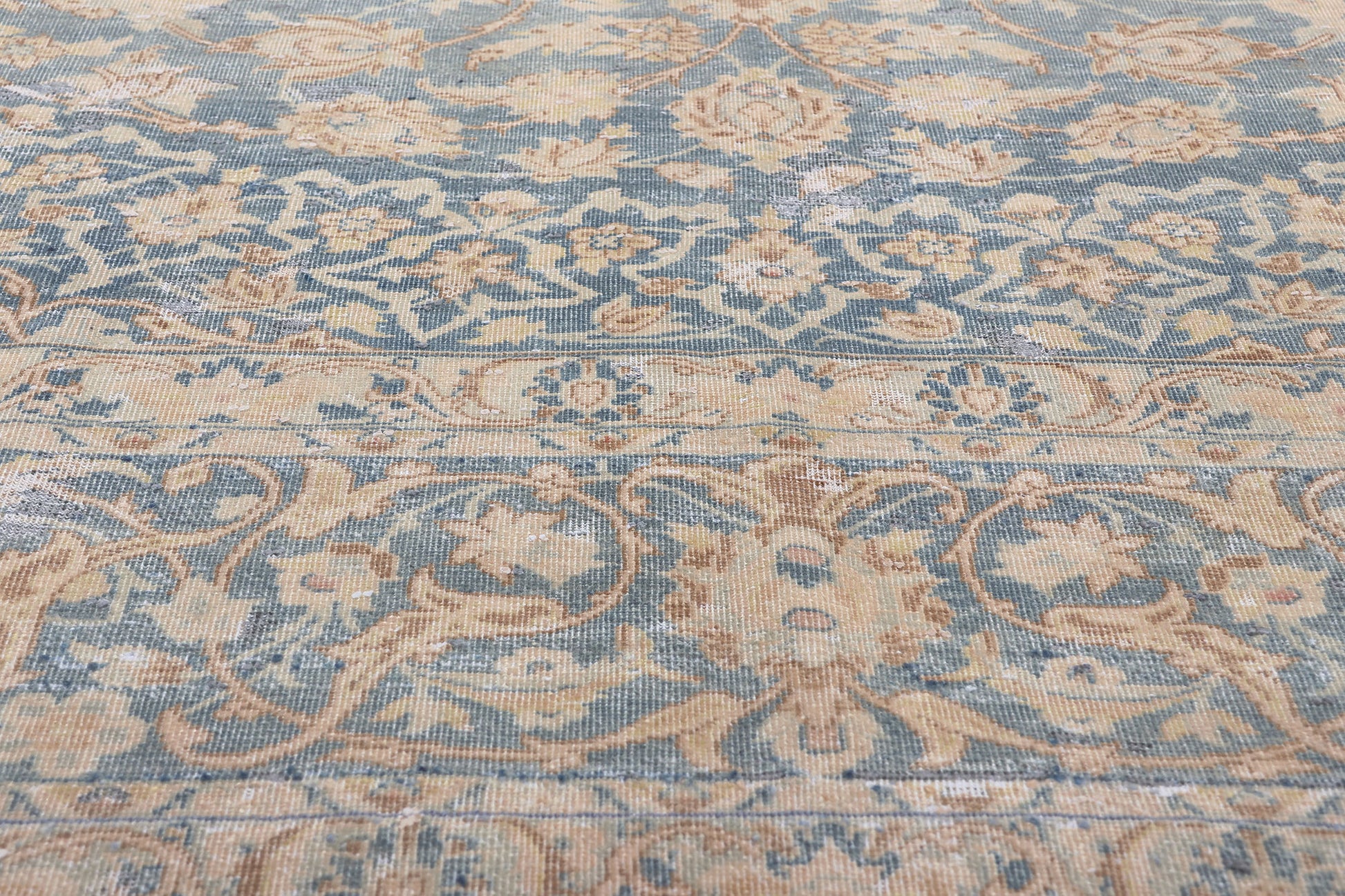 9 x 12 Antique Persian Tabriz Rug 61244