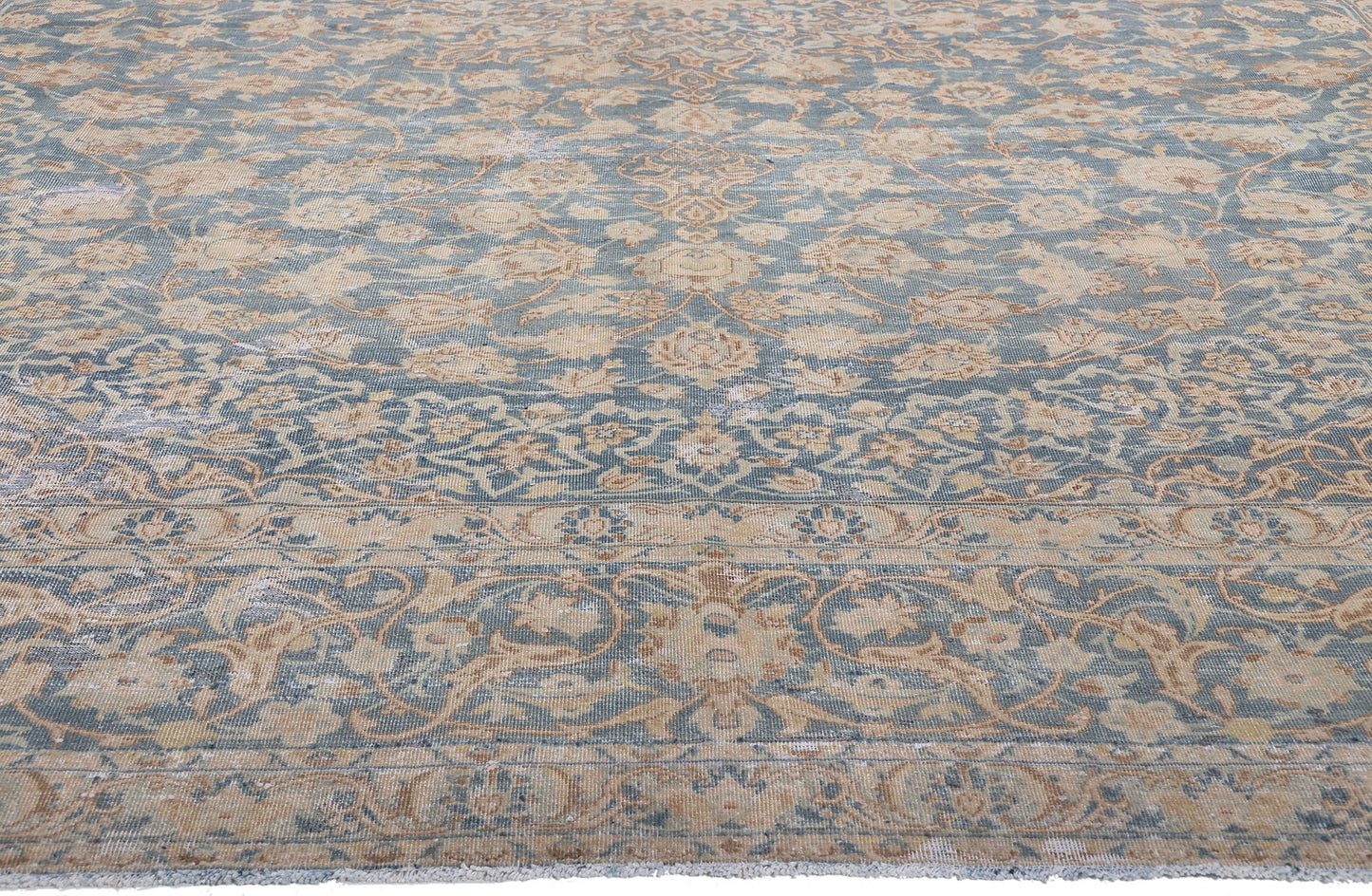 9 x 12 Antique Persian Tabriz Rug 61244