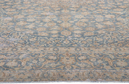 9 x 12 Antique Persian Tabriz Rug 61244
