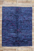9 x 12 Modern Blue Beni Mrirt Moroccan Rug 21106