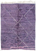 9 x 12 Modern Purple Beni Mrirt Moroccan Rug 21138