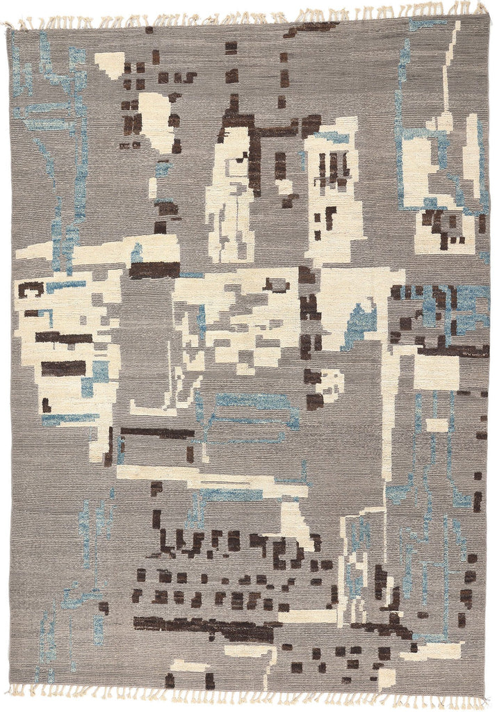 9 x 12 Modern Moroccan Rug 80985