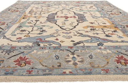 9 x 12 Modern Oushak Rug 80986