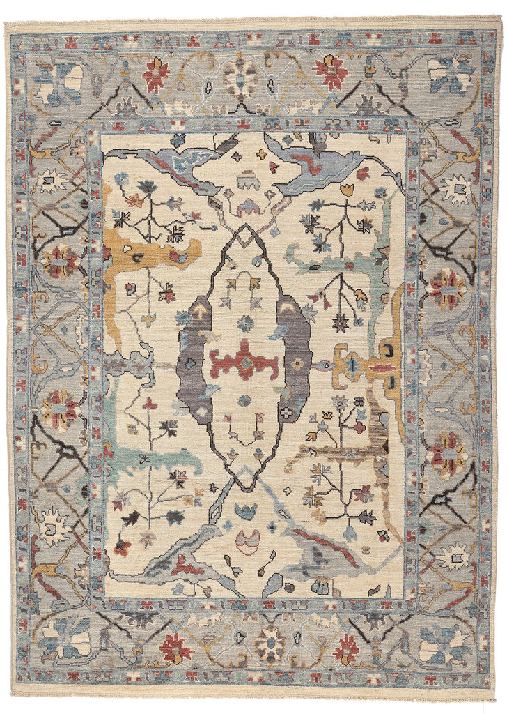 9 x 12 Modern Oushak Rug 80986