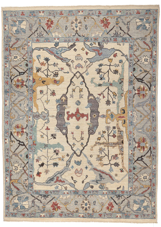 9 x 12 Modern Oushak Rug 80986
