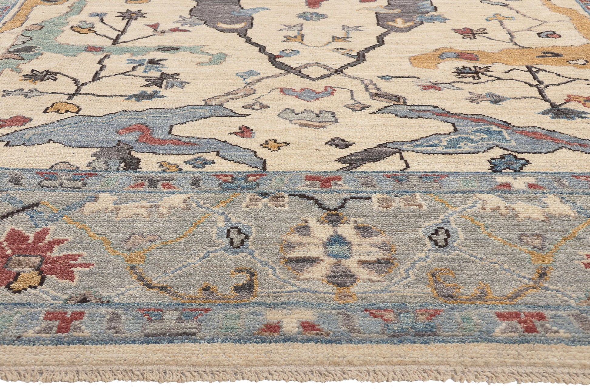 9 x 12 Modern Oushak Rug 80986