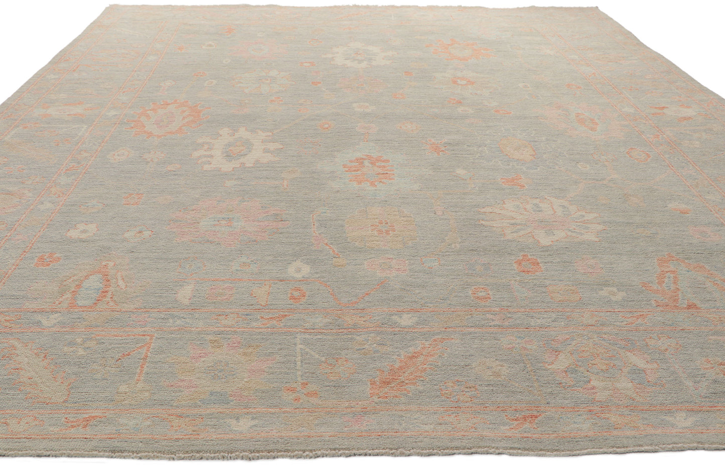 9 x 12 Vintage-Inspired Oushak Rug 80913