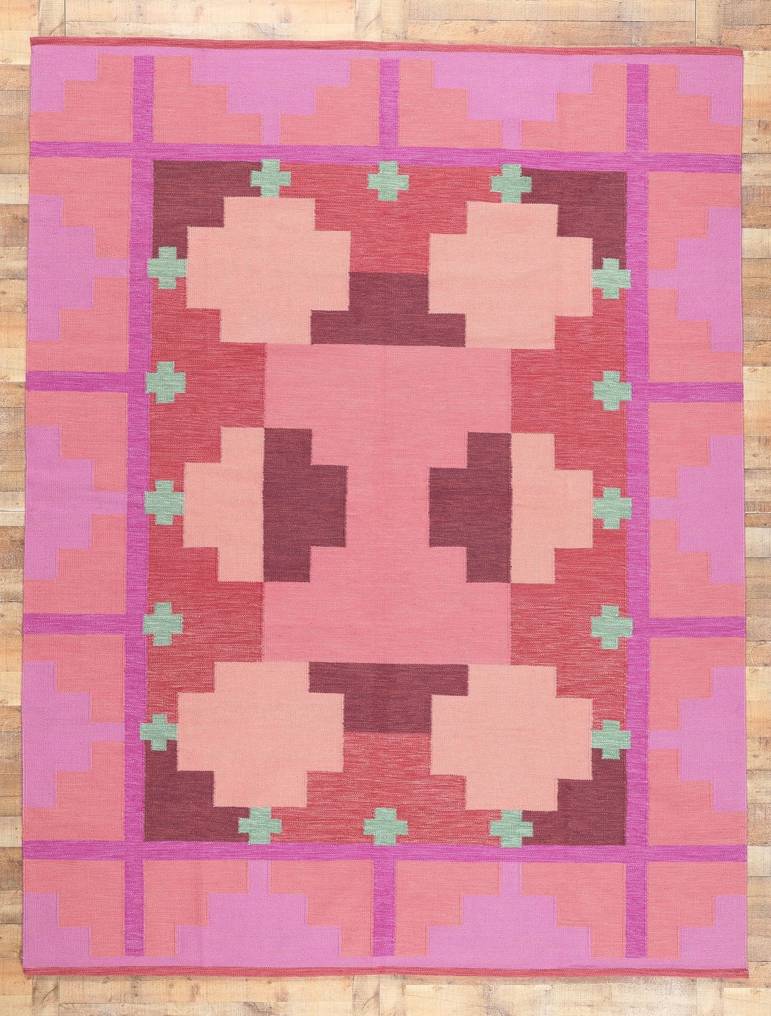 9 x 12 Swedish Inspired Kilim Rug 30963
