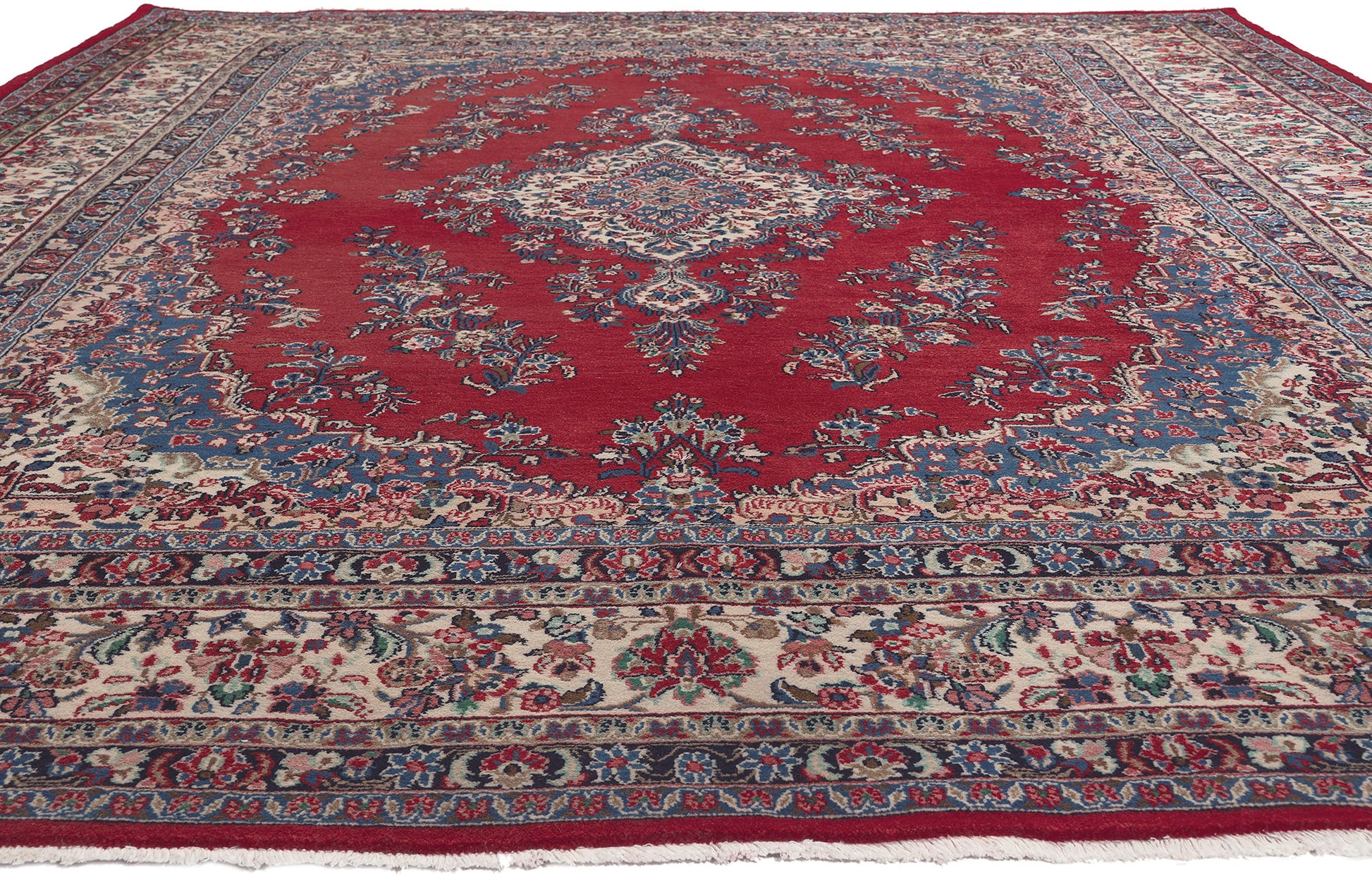 9 x 12 Vintage Persian Hamadan Rug 74988