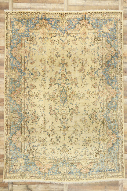 9 x 13 Antique Persian Kerman Rug 73996