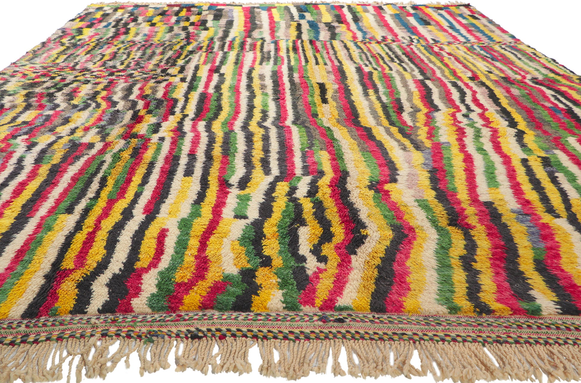 9 x 13 Colorful Beni Mrirt Moroccan Rug 20726