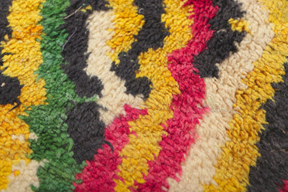 9 x 13 Colorful Beni Mrirt Moroccan Rug 20726