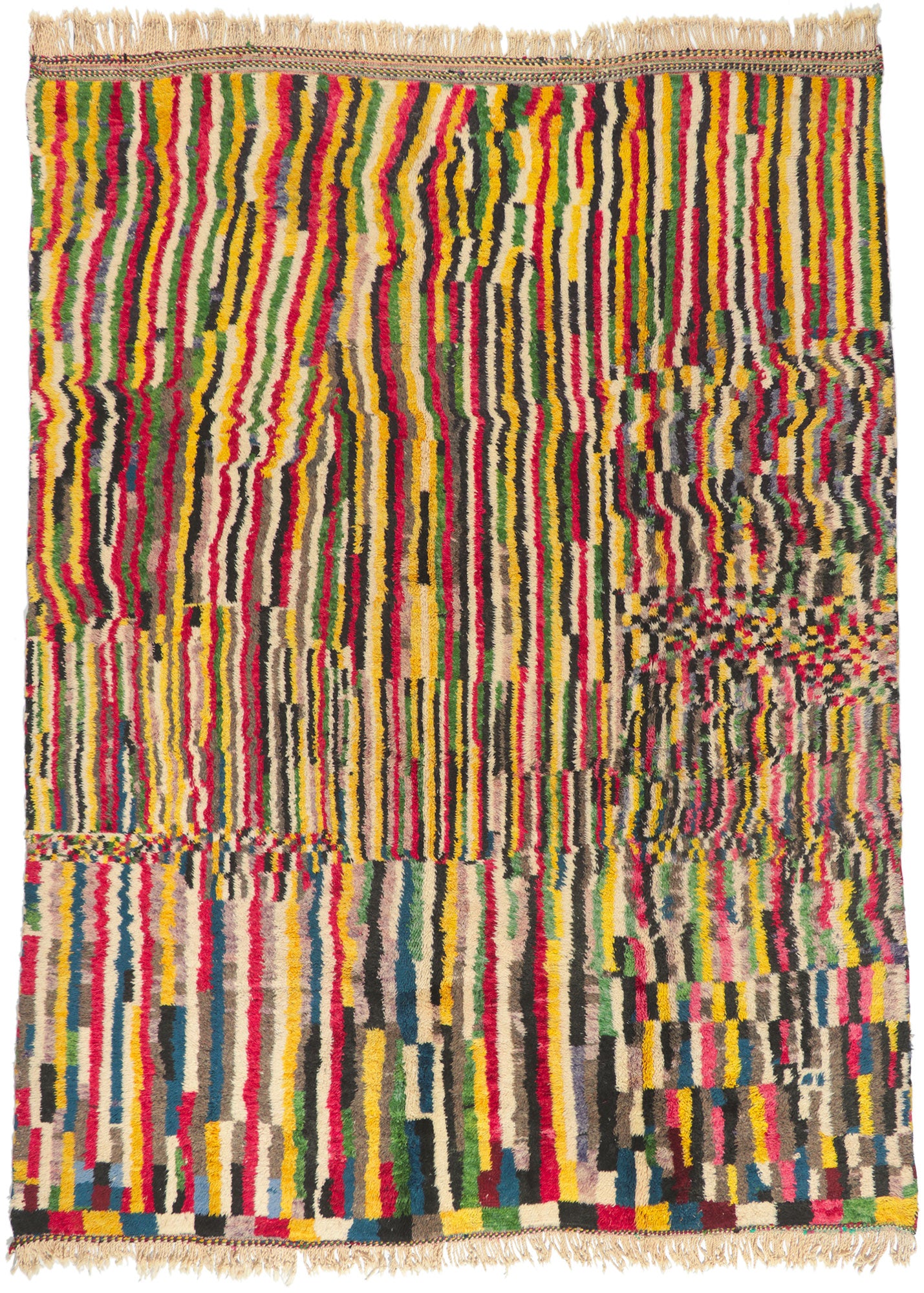 9 x 13 Colorful Beni Mrirt Moroccan Rug 20726