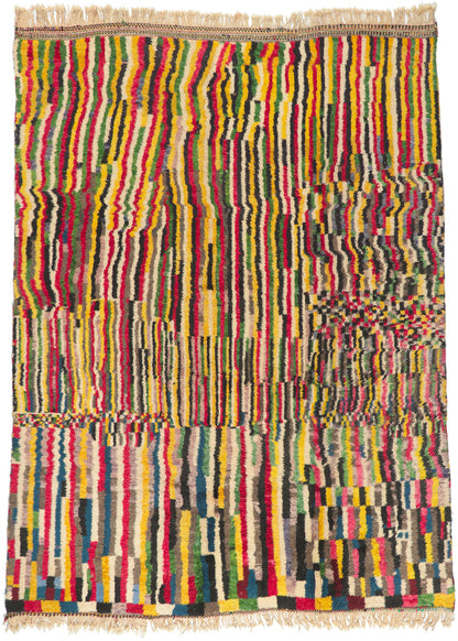 9 x 13 Colorful Beni Mrirt Moroccan Rug 20726
