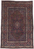 9 x 13 Antique Persian Yazd Rug 78643