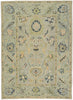9 x 13 Pastel Turkish Oushak Rug 52913