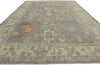 9 x 13 Colorful Turkish Oushak Rug 53606