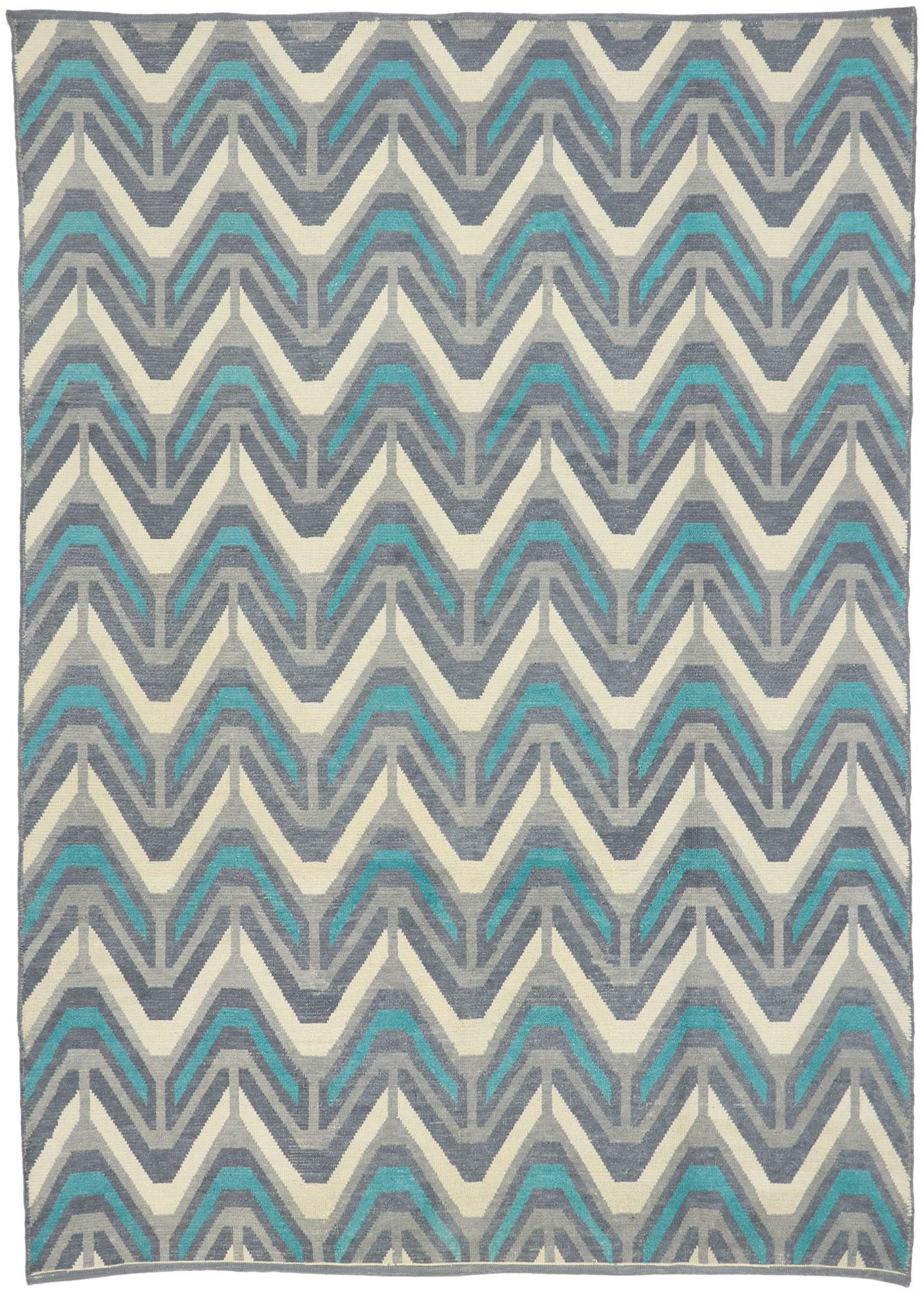9 x 13 Modern Moroccan Rug 52993