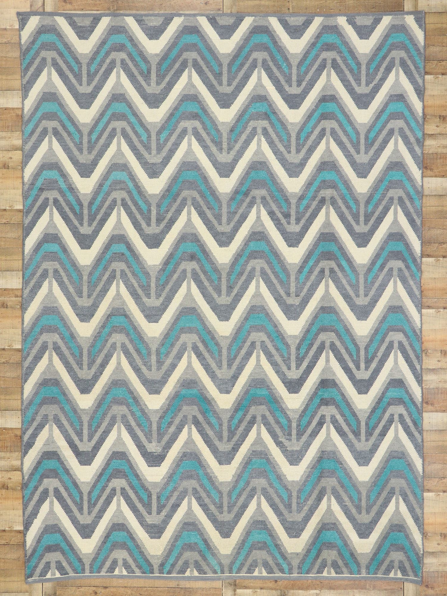 9 x 13 Modern Moroccan Rug 52993