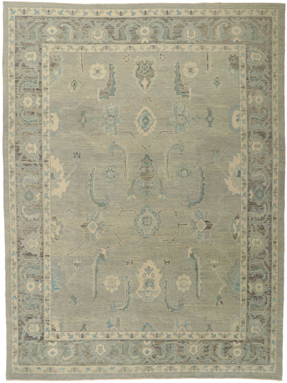 9 x 13 Turkish Oushak Rug 53803
