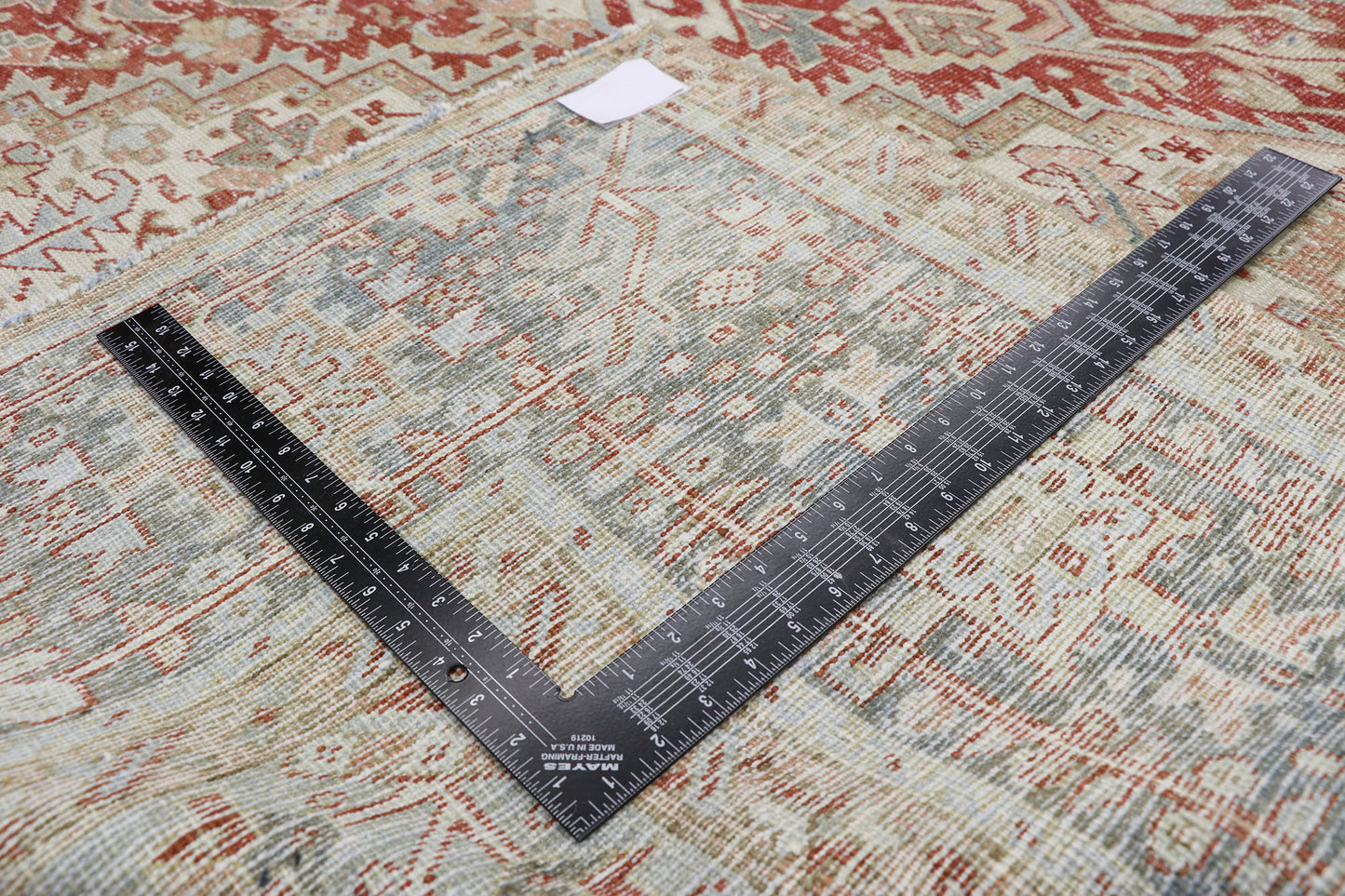 9 x 13 Antique Persian Heriz Rug 52634
